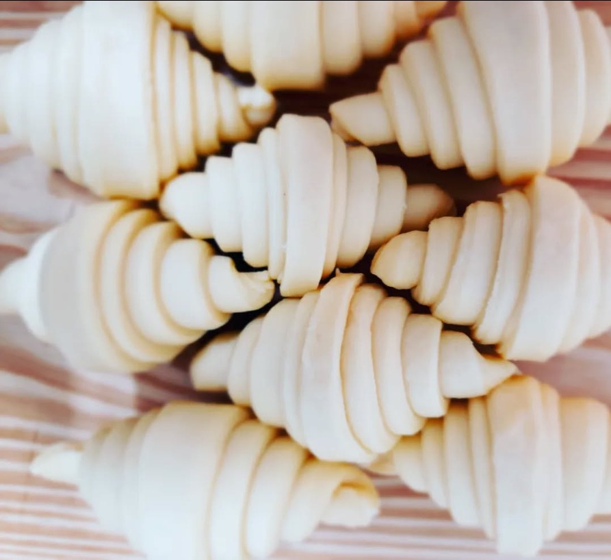 Croissant listo para hornear