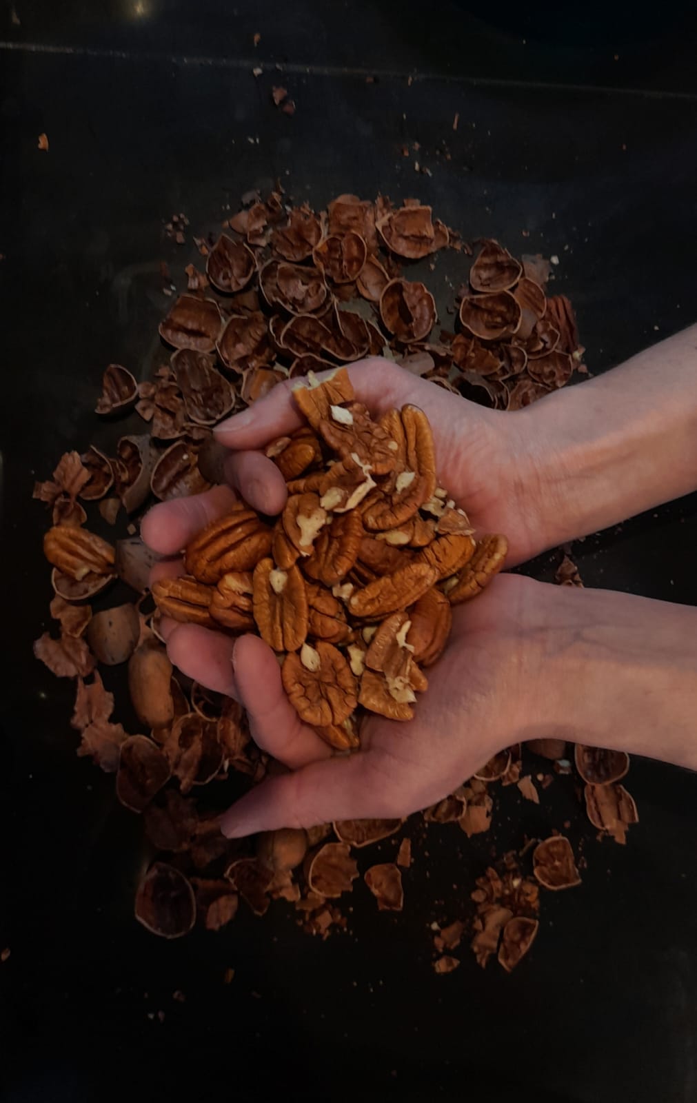 Camila Risso en la cocina
